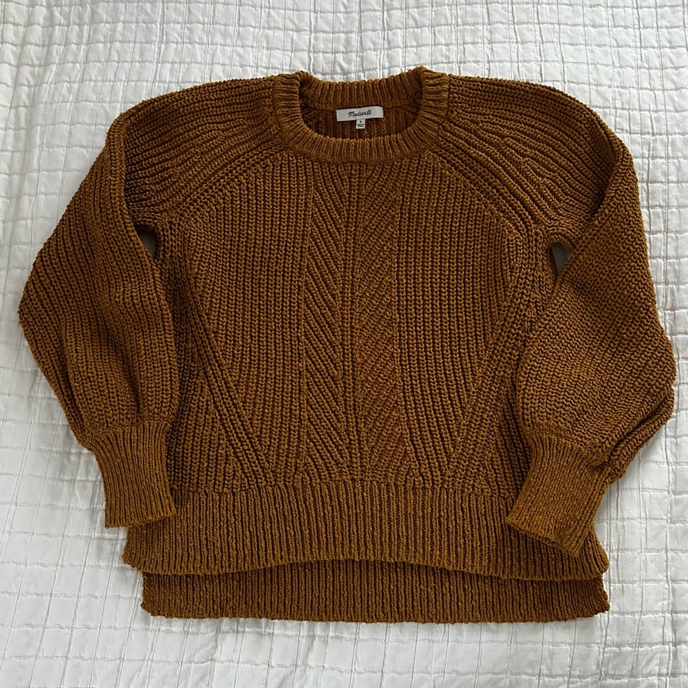 Madewell Brown Crew Neck Sweater